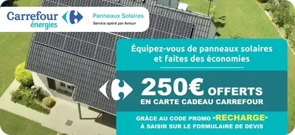 Zdjęcie Carrefour énergie panneau solaire : économisez sur vos factures d'électricité